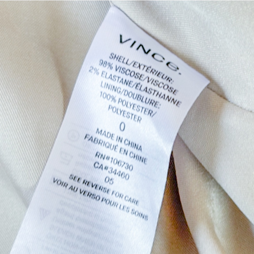 Vince Soft Blazer in Horchata - Picture 7 of 8